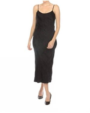 Johnny Was Cara Maxi Slip Dress - Black