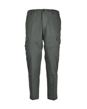 BRO-SHIP Cargo Pants With Multiple Pockets And Dynamic Fit - Gray