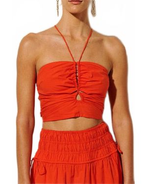 Kivari Nora Cut Out Top - Red