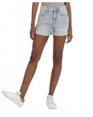 Kut From The Kloth Jane High Rise Shorts - Blue