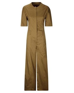 THE LATEST Gabardine Jumpsuit - Natural
