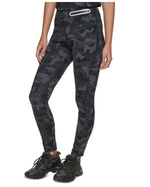 BASS OUTDOOR Activewear Print Fastline Trail Leggings - Black