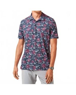 Travis Mathew Featherweight Flourish Polo - Blue