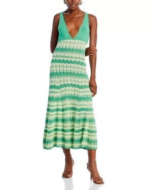 Ramy Brook Mylah Maxi Sweater Dress - Green