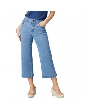 Coco + Carmen Omg Zoeyzip Wide Leg Capri - Blue