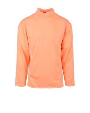 ERL Three-Quarter Cotton T-Shirt - Orange