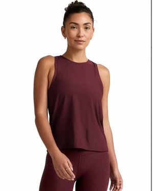 Beyond Yoga Featherweight Rebalance Tank Top - Red
