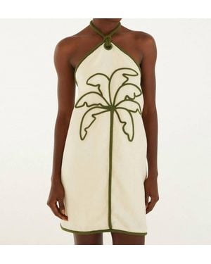 FARM Rio Sleeveless Mini Dress - Natural