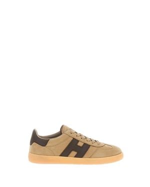 Hogan Suede Leather Cool Sneakers - Brown