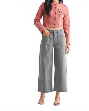 Jbd. Wide Leg Pant - Gray