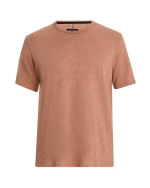 Rag & Bone Classic Flame Tee, Rust - Brown