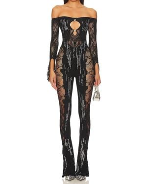 Poster Girl Adella Shapewear Off The Shoulder Jumpsuit - Black