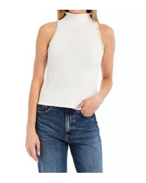 Drew Nixie Sleeveless Sweater - Blue