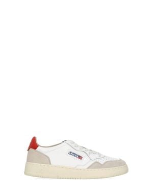 Autry Medalist Low Suede Inserts Sneakers - White