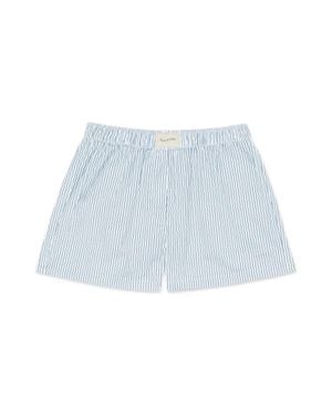 Museum of Peace & Quiet Wordmark Poplin Boxer - Blue