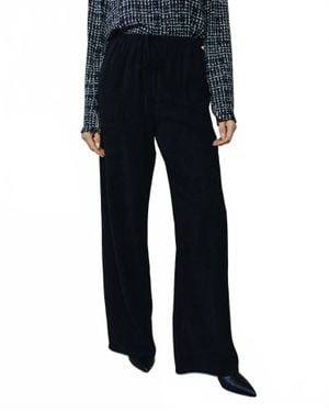 Bella Dahl Kylie Wide Leg Drawstring Pant - Black