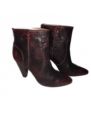 Frye Regina Heel Bootie - Brown