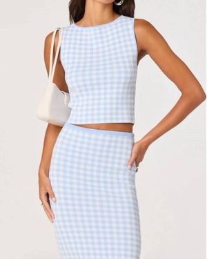 Astr Babbett Sweater Top - Blue