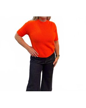 Yolly Felice Short Sleeve Sweater - Black