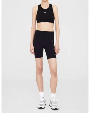 Anine Bing Blake Biker Short - Black