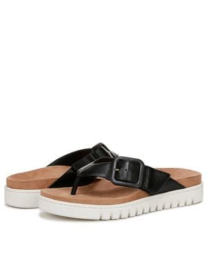 Vionic Uptown Marin J3159L1001 Sandals Womensblack Toe Post Flip-Flop Liq1093