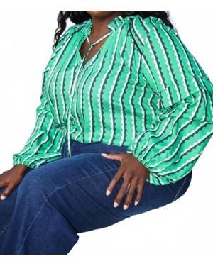 Emily Lovelock Tina Blouse - Green