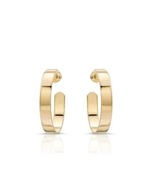 Eklexic 1" Isla Hoop Earrings - Metallic