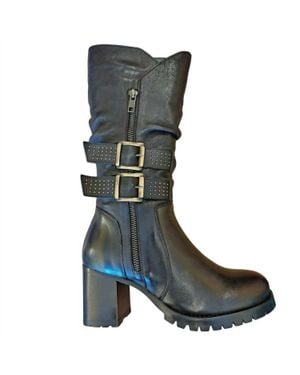Eric Michael Tanya Leather Boots - Green