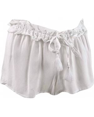 California Waves Swim Cover Up Shorts - Metallic