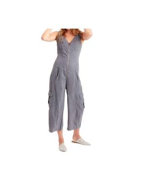 XCVI Norris Crop Jumpsuit - Blue