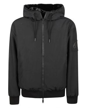 Moose Knuckles Roland Reversible Bunny Hooded Jacket - Black