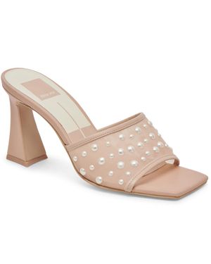Dolce Vita Nadav Solid Leather Ballet Flats - White