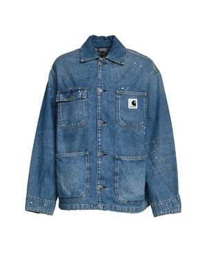 Carhartt W Og Michigan Smithtown Denim Jacket - Blue