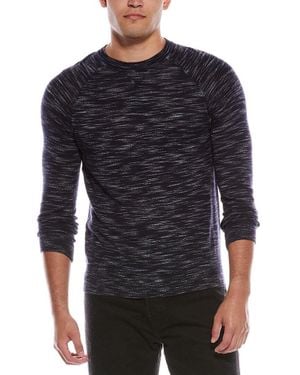 Autumn Cashmere Raglan Crewneck Sweatshirt - Black