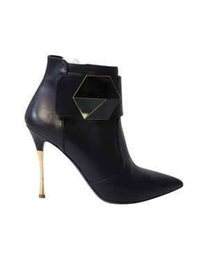 Nicholas Kirkwood Hexagon Ankle Boots - Black