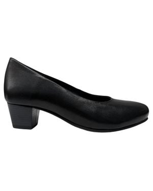 Wolky Heathrow Leather Pump Shoe - Black