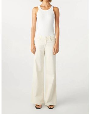 AMO Sabine Wide-Leg Jeans - White