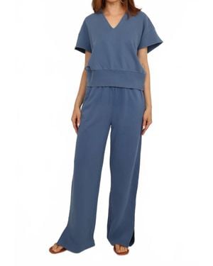Elan Kalysta Drawstring Pants - Blue