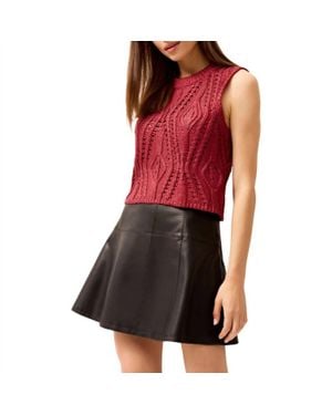 Marie Oliver Crawford Mini Skirt - Red