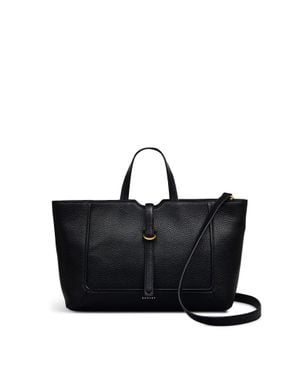 Radley Hazelbury Park Medium Ziptop Satchel Bag - Black