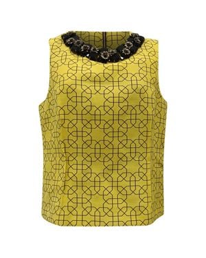 Marni Embellished Top - Green