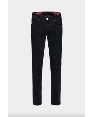 Tramarossa Leonardo Stretch Denim Slim Straight Leg Jeans - Black