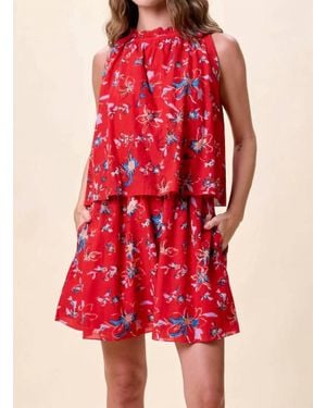 Cleobella Shannon Mini Dress - Red