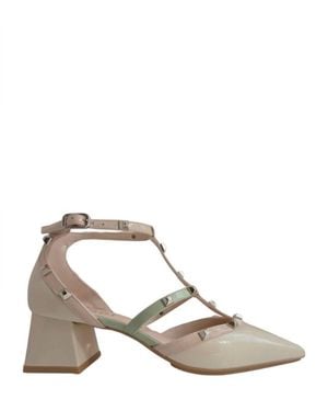 Lodi Chemento Leather Pumps - Natural