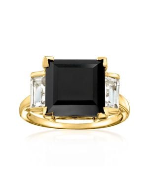 Ross-Simons Onyx And Topaz Ring - Black