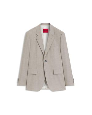 HUGO Modern-Fit Suit Jacket - Gray