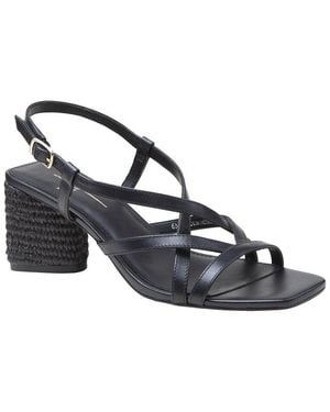 Linea Paolo Hazel-L Leather Slingback Sandal - Blue
