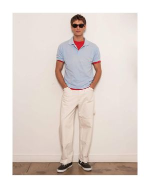 Alex Mill Garment Dyed Polo - Natural