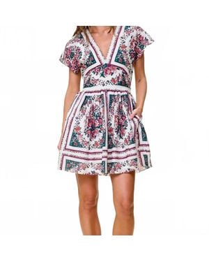 Cleobella Marilla Mini Dress - Blue