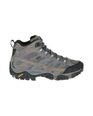 Merrell Moab 2 Mid J06054 Granite Suede Waterproof Hiking Boots Tf9307 - Gray